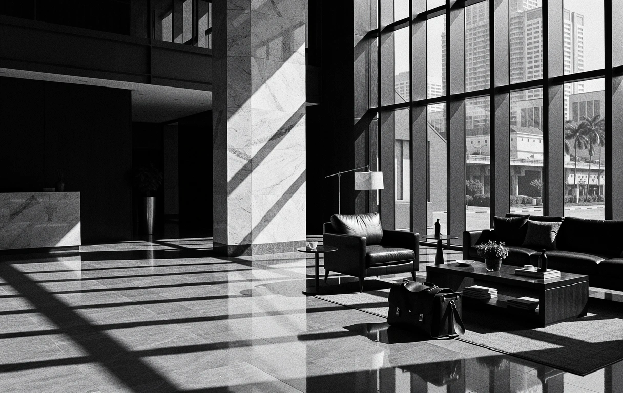 Modern office architectural view
